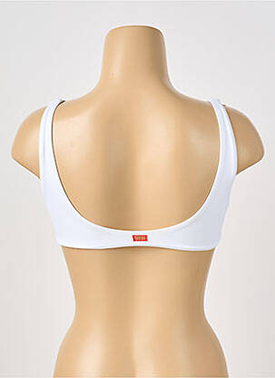 Haut de maillot de bain stretch haut soutien-gorge avec mousse de rembourrage amovible blanc BANANA MOON femme