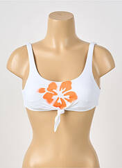 Haut de maillot de bain blanc BANANA MOON pour femme seconde vue