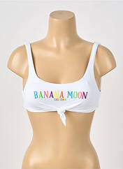 Haut de maillot de bain blanc BANANA MOON pour femme seconde vue