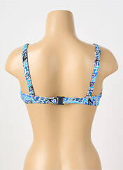 Haut de maillot de bain bleu GRAIN DE SABLE pour femme seconde vue