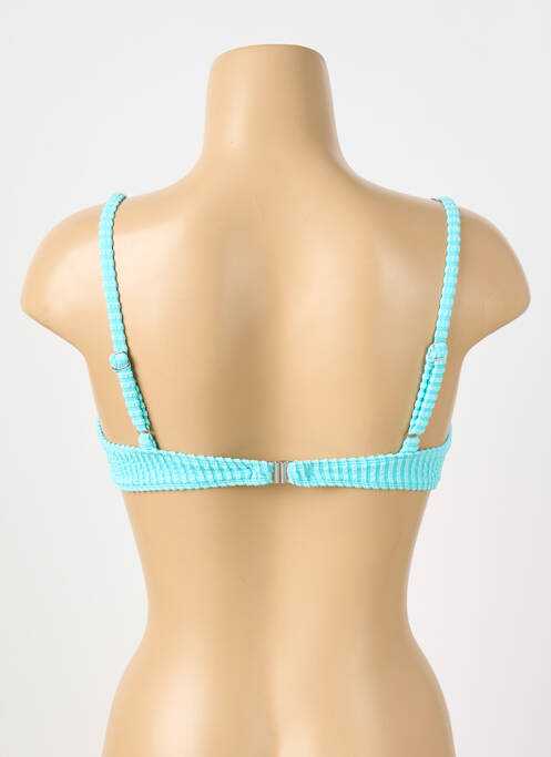 Haut de maillot de bain stretch haut soutien-gorge emboitant bleu BANANA MOON femme