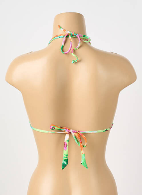 Haut de maillot de bain stretch haut triangles vert BANANA MOON femme