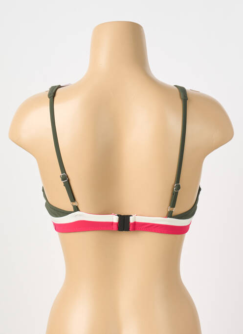 Haut de maillot de bain stretch haut soutien-gorge emboitant vert BANANA MOON femme