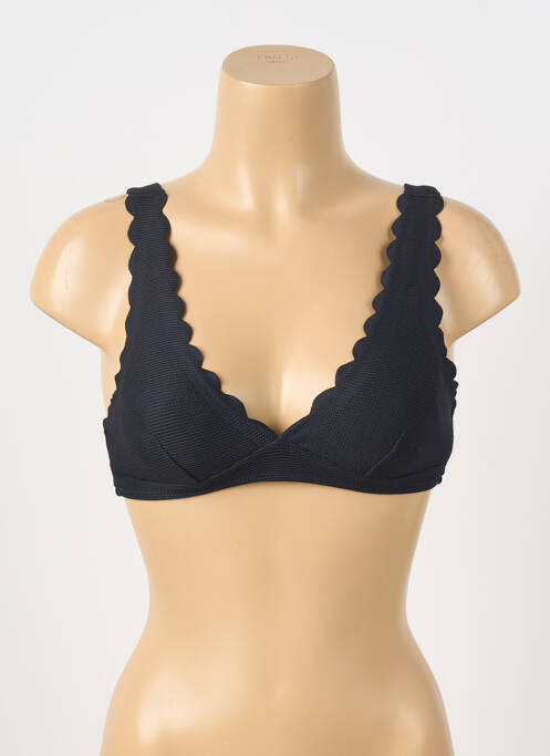 Haut de maillot de bain stretch haut soutien-gorge emboitant noir ONLY femme