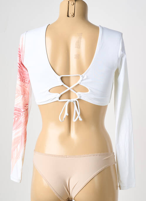 Haut de maillot de bain stretch haut soutien-gorge moulé rose BARTS femme