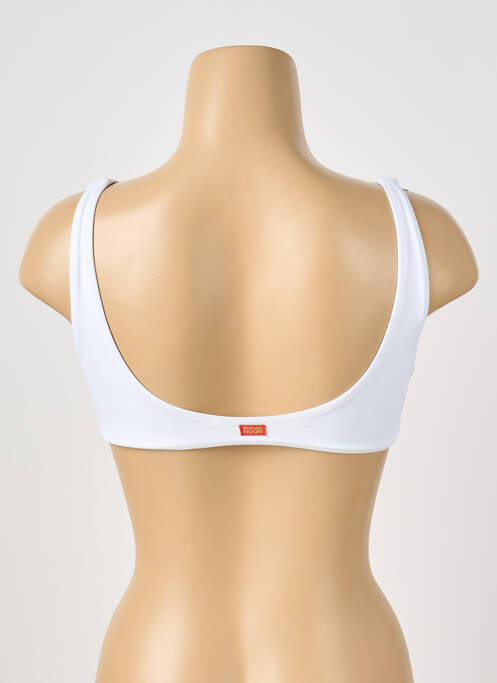 Haut de maillot de bain blanc BANANA MOON femme