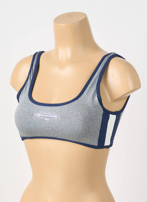 Haut de maillot de bain bleu BANANA MOON pour femme