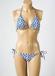 Maillot de bain 2 pièces bleu QUIKSILVER pour femme seconde vue