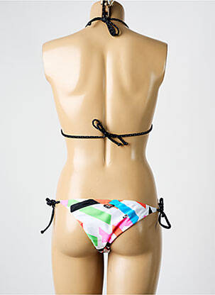 Maillot de bain 2 pièces stretch haut triangles blanc ROXY femme