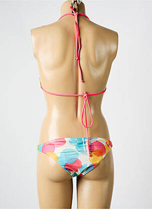 Maillot de bain 2 pièces stretch haut triangles rose ROXY femme