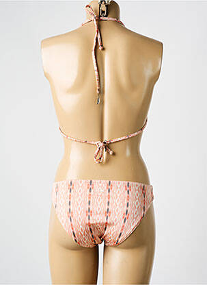 Maillot de bain 2 pièces stretch haut bandeau orange QUIKSILVER femme