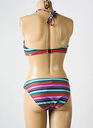 Maillot de bain 2 pièces stretch haut bandeau violet ROXY femme