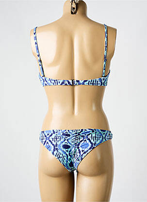 Maillot de bain 2 pièces stretch haut soutien-gorge balconnet bleu ROXY femme