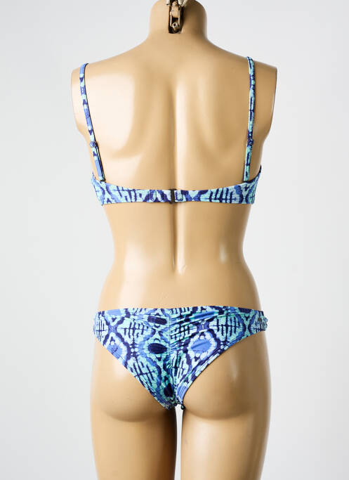 Maillot de bain 2 pièces stretch haut soutien-gorge balconnet bleu ROXY femme