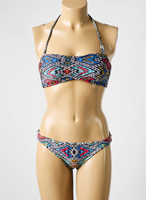 Maillot de bain 2 pièces stretch haut soutien-gorge moulé noir ROXY femme