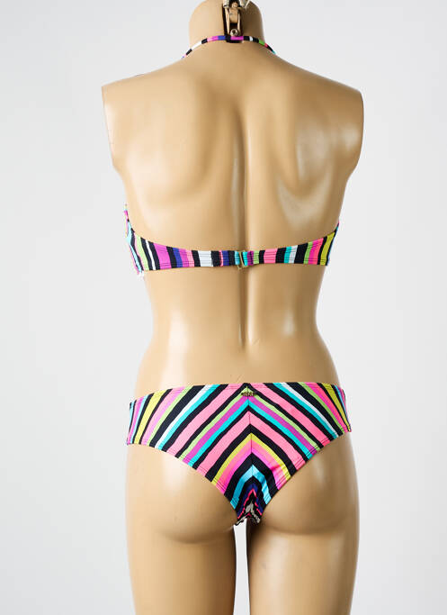 Maillot de bain 2 pièces stretch haut bandeau violet ROXY femme