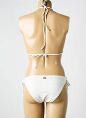 Maillot de bain 2 pièces blanc ROXY pour femme seconde vue