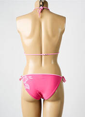 Maillot de bain 2 pièces rose QUIKSILVER pour fille seconde vue