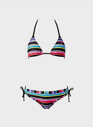 Maillot de bain 2 pièces stretch noir ROXY fille