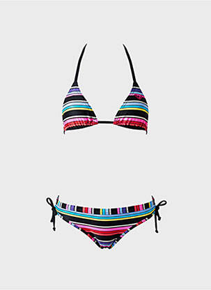 Maillot de bain 2 pièces stretch noir ROXY fille