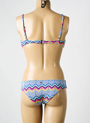 Maillot de bain 2 pièces stretch haut soutien-gorge balconnet bleu ROXY femme