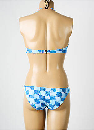 Maillot de bain 2 pièces stretch haut bandeau bleu QUIKSILVER femme