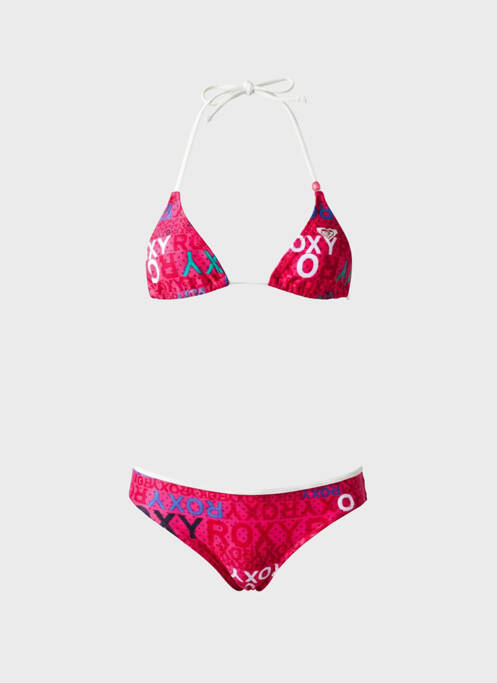 Maillot de bain 2 pièces rose ROXY pour fille