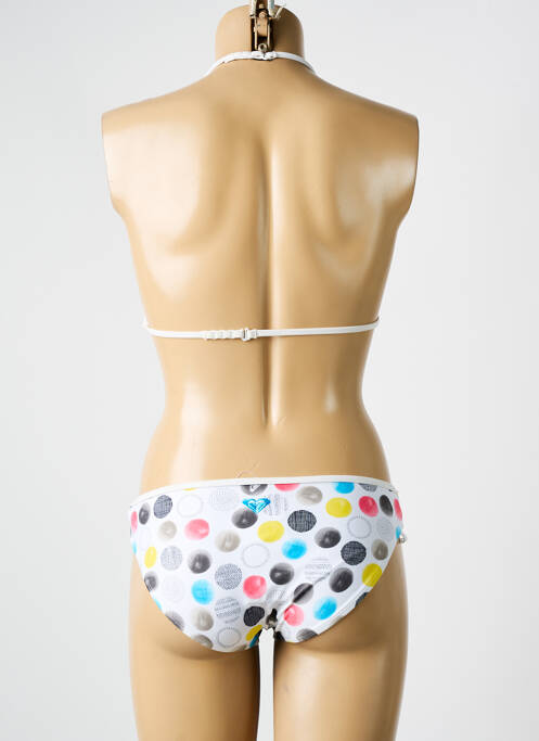 Maillot de bain 2 pièces imprimé fantaisie blanc ROXY fille