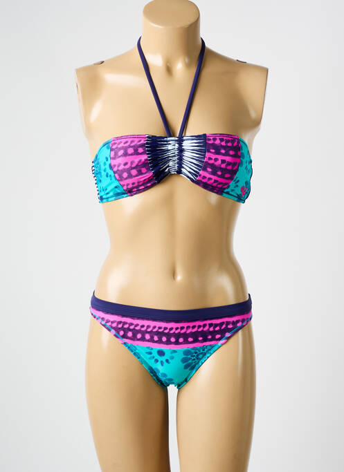 Maillot de bain 2 pièces imprimé fantaisie violet ROXY fille