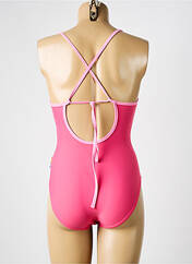 Maillot de bain 1 pièce rose QUIKSILVER pour fille seconde vue