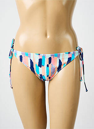 Bas de maillot de bain imprimé fantaisie bikini bleu ROXY femme