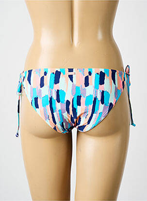 Bas de maillot de bain imprimé fantaisie bikini bleu ROXY femme