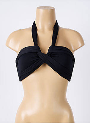 Haut de maillot de bain stretch haut soutien-gorge moulé noir SEAFOLLY femme
