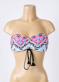 Haut de maillot de bain haut bandeau haut bandeau rose SEAFOLLY femme