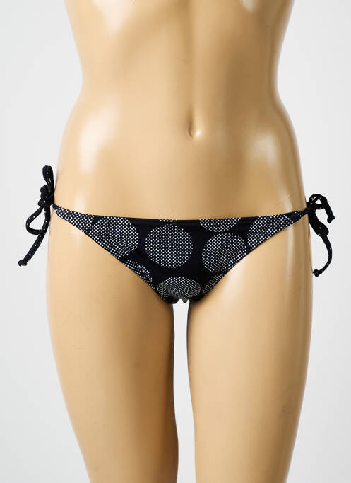 Bas de maillot de bain imprimé fantaisie bikini noir ROXY femme