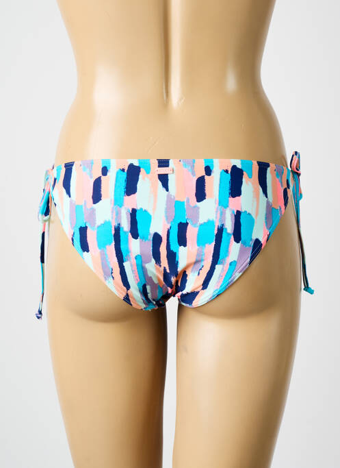 Bas de maillot de bain imprimé fantaisie bikini bleu ROXY femme