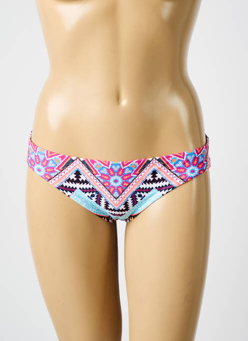 Bas de maillot de bain imprimé fantaisie culotte rose SEAFOLLY femme