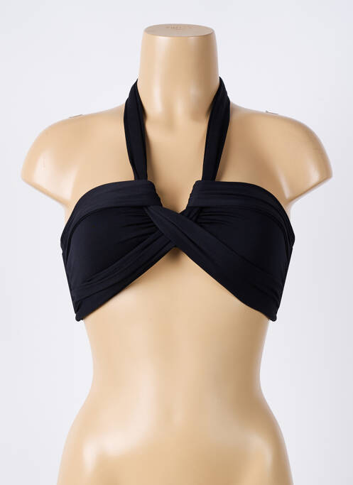 Haut de maillot de bain stretch haut soutien-gorge moulé noir SEAFOLLY femme