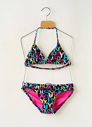 Maillot de bain 2 pièces noir ROXY GIRL pour fille
