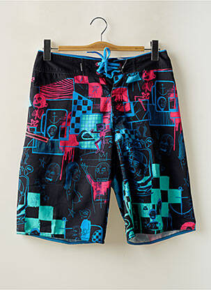 Short de bain tissage popeline noir QUIKSILVER homme