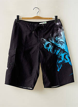 Short de bain tissage popeline noir QUIKSILVER homme
