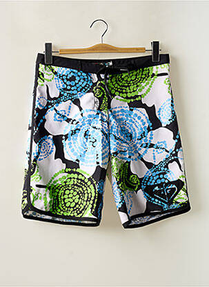 Bas de maillot de bain effet matière satinée short noir ROXY femme