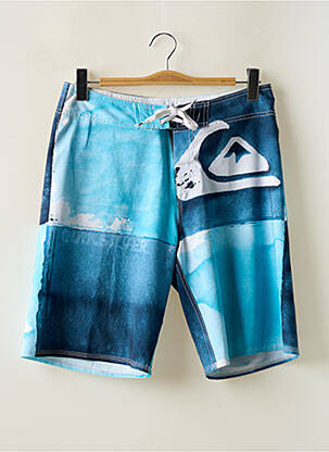 Short de bain imprimé fantaisie bleu QUIKSILVER homme