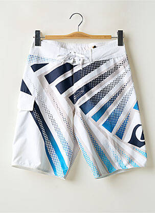 Short de bain imprimé fantaisie blanc QUIKSILVER homme