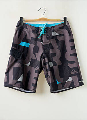 Short de bain tissage popeline noir QUIKSILVER homme