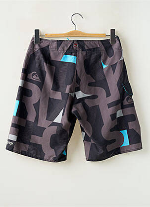 Short de bain tissage popeline noir QUIKSILVER homme