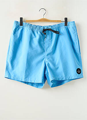 Short de bain effet matière satinée bleu QUIKSILVER homme