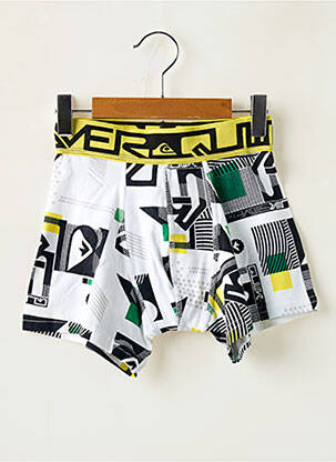 Boxer blanc QUIKSILVER pour garçon