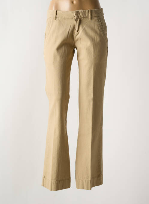 Jeans bootcut stretch taille basse marron ROXY femme