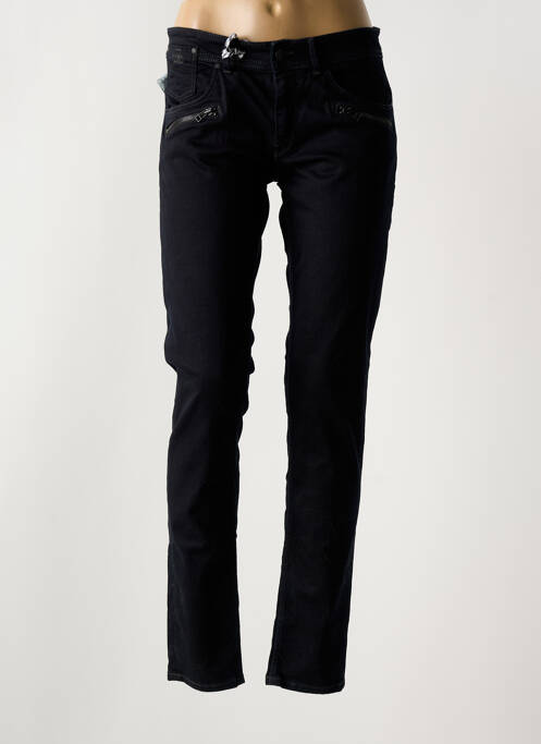 Jeans coupe slim taille basse taille basse noir QUIKSILVER femme